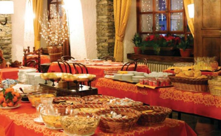 Hotel Del Viale, Courmayeur, Dining Area